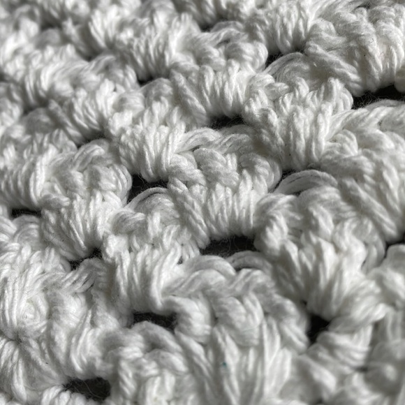 4 Hand Crocheted Washcloth Dishcloths - 100% Cotton - Picture 5 of 8